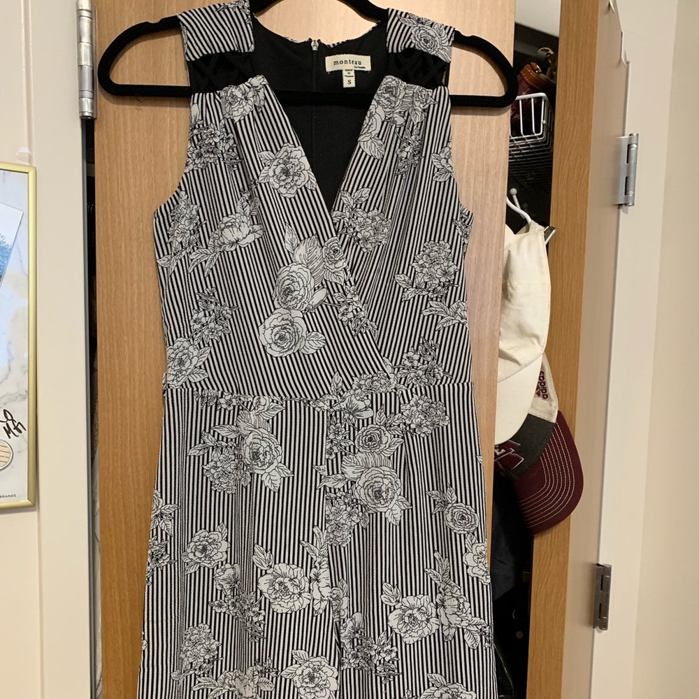 Striped/floral Jumpsuit